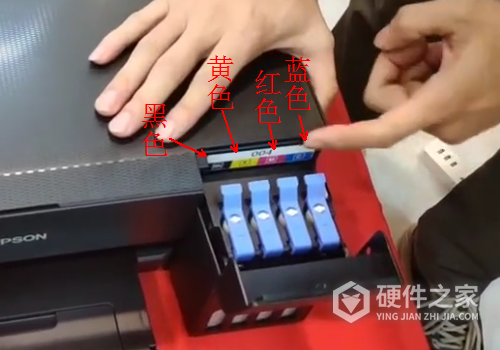 爱普生l310怎么充墨