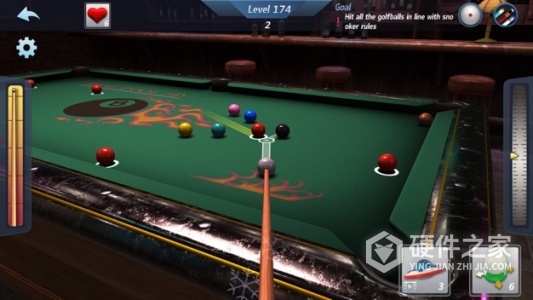 真实3D台球明星之路