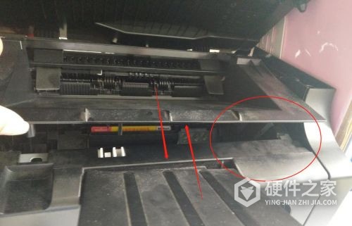 佳能mb5480怎么取下墨盒