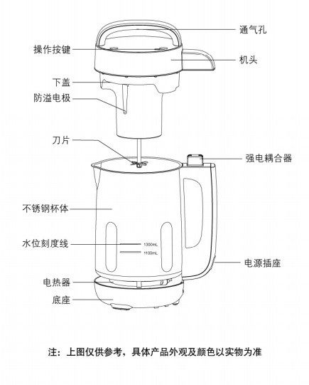 九阳DJ13B-A12豆浆机使用说明书