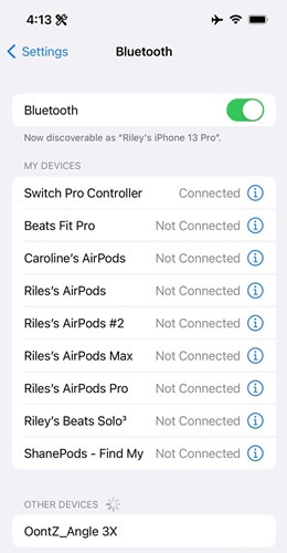 iOS16怎么连接switch手柄