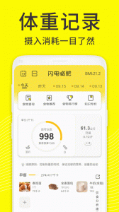 闪电减肥饮食记录