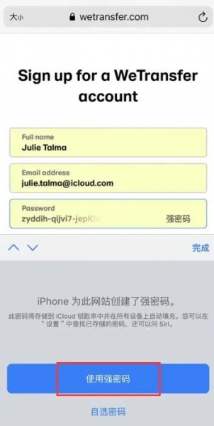 iPhone强密码