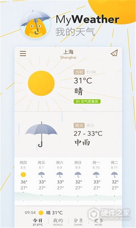 我的天气app(MyWeather)