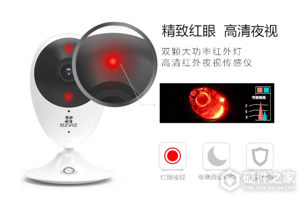 萤石c2c怎么关闭红外灯