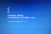 电脑开机出现蓝屏并且有英文怎么办