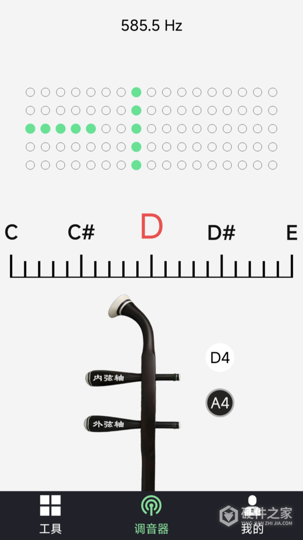二胡调音器调音