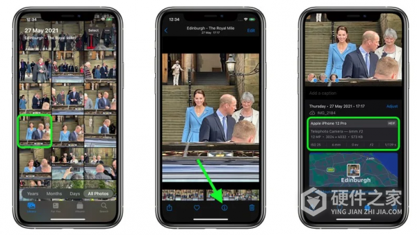 iOS 15在照片中查看 EXIF 信息的方法