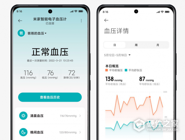 米家智能电子血压计有哪些功能
