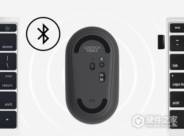 罗技pebble鼠标如何切换设备