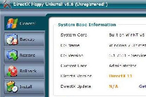 microsoft directx 11卸载工具