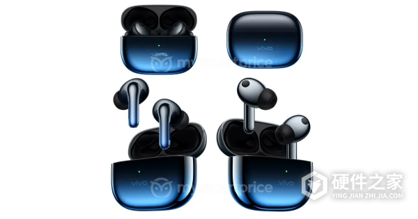 vivo TWS 3 / Pro 耳机渲染图