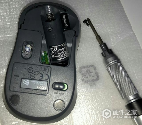 罗技m220鼠标拆解教程