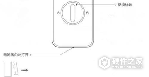小米全自动智能门锁pro怎么换电池