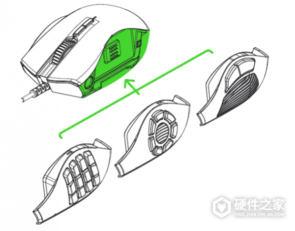 雷蛇那伽梵蛇进化版修改侧键