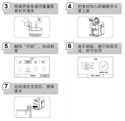九阳DJ12B-K7 (升级)豆浆机说明书