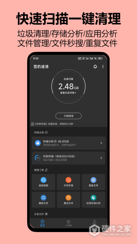 雪豹清理大师