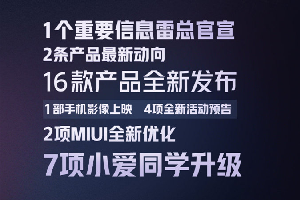 8月2日小米直面会内容一览