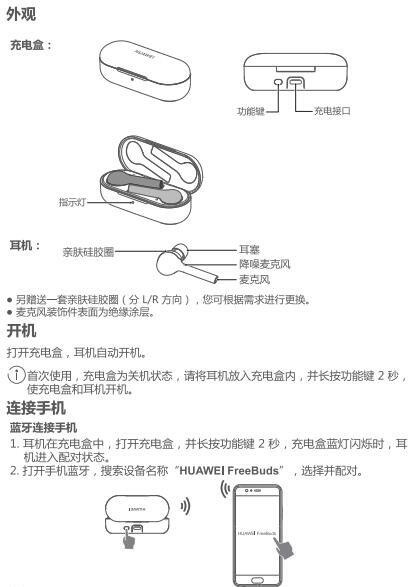 华为freelace pro使用说明