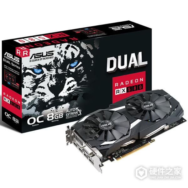 华硕DUAL-RX580-O8G OC for win10 64bit