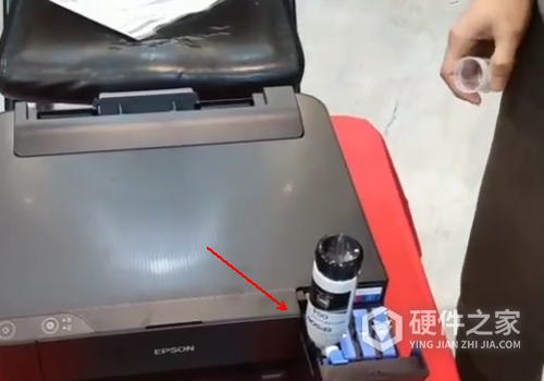 爱普生l310怎么充墨