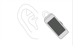 华为b5怎么戴耳朵上