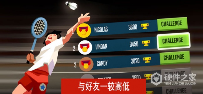 羽毛球高高手国际服