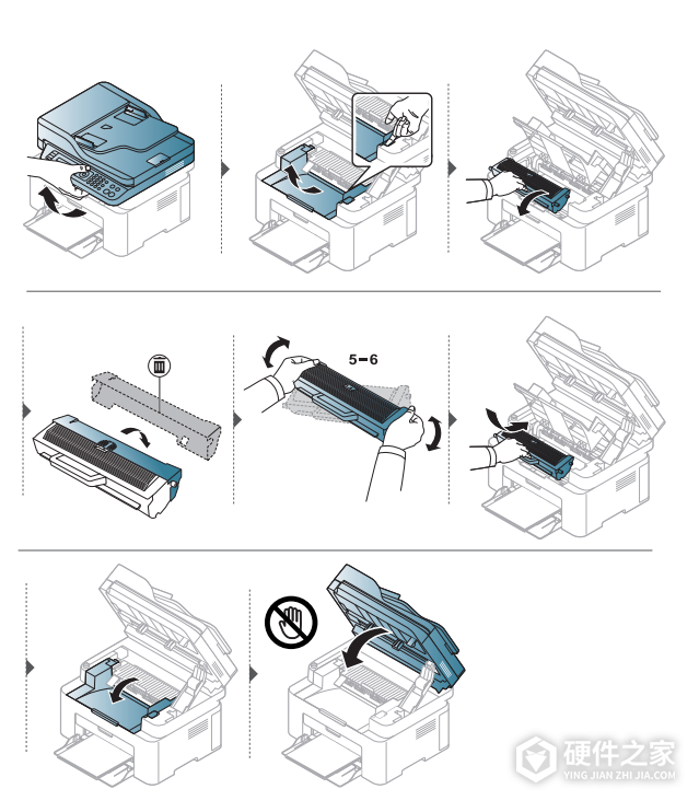 惠普136w打印机怎么加碳粉