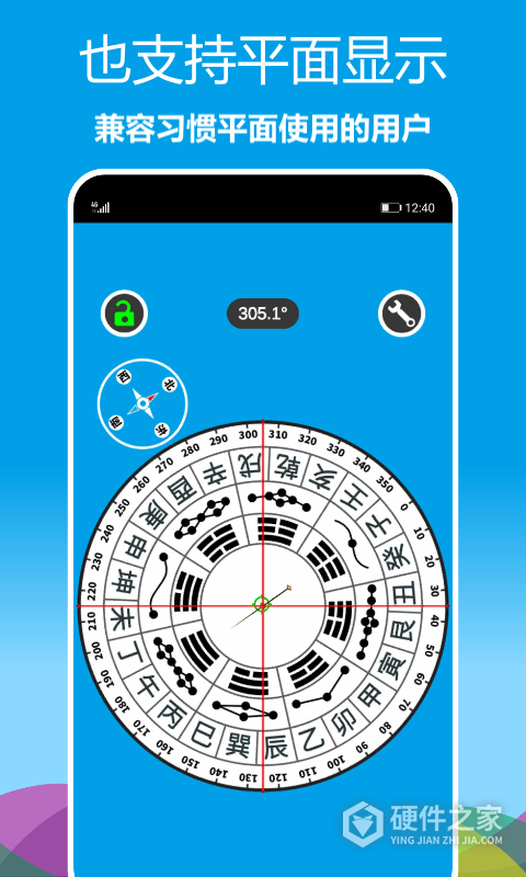 立体罗盘指南针