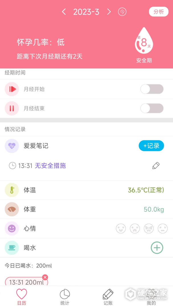 排卵期安全期日历