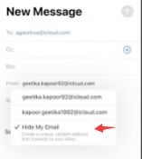 icloud+怎么隐藏邮件地址