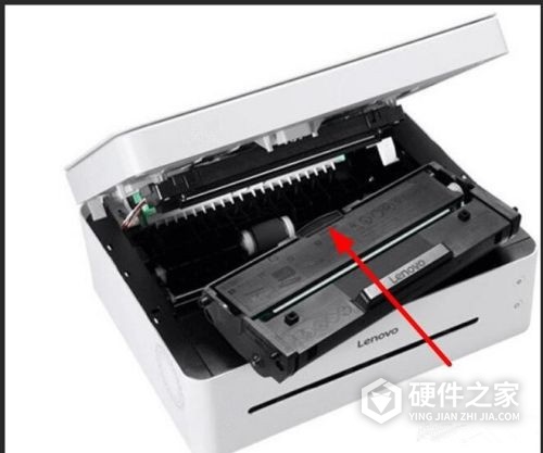 联想小新m7268w怎样换墨粉