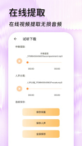 音频提取格式转换