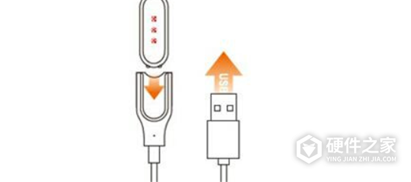 华为手环3e怎么充电