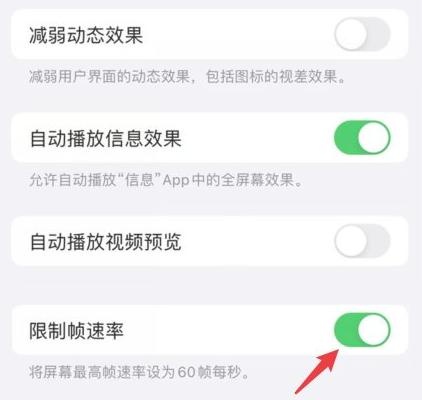iphone13pro帧数在哪里调
