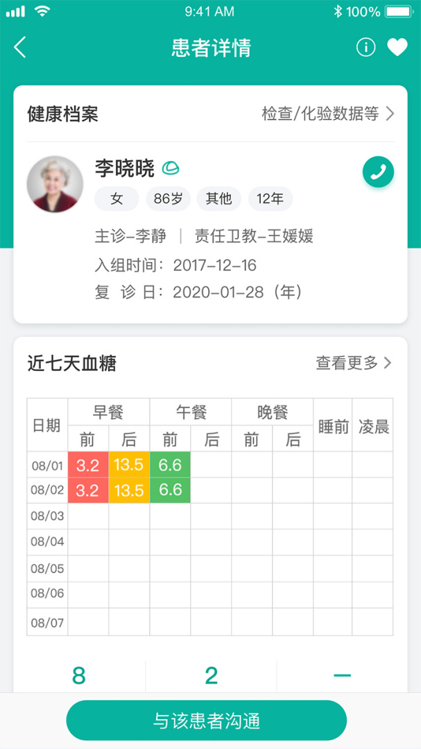 与糖医护app