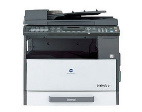 柯尼卡美能达Konica Minolta bizhub 211黑白数码复合机机驱动 For Win10/Win7/XP