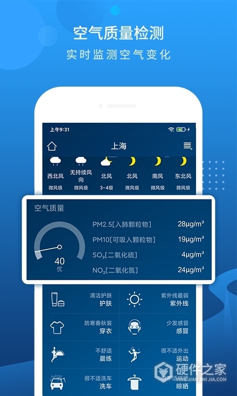 本地天气预报