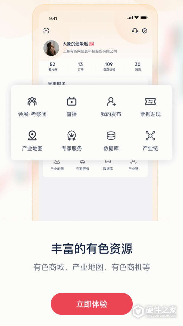 掌上有色