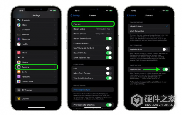 iPhone13Pro怎么拍ProRes视频