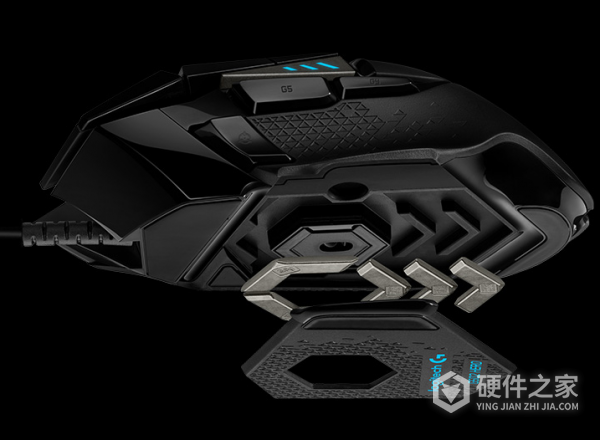 罗技g502怎么装配重块