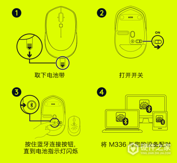 罗技m336说明书