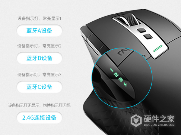 雷柏mt750l怎么连接蓝牙