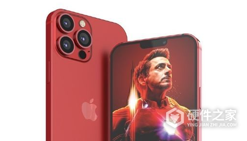 IPhone 13红色特别版高清渲染图