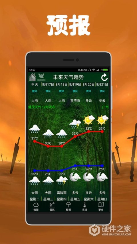 健茂天气app