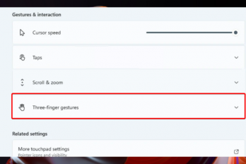 Win11怎么设置触摸板手势