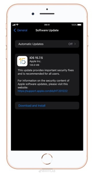 iOS15.7.5正式版更新了哪些内容