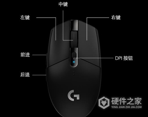 罗技g304按键功能图解