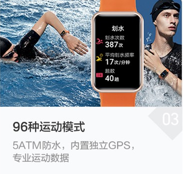 华为watch fit可以带着洗澡吗