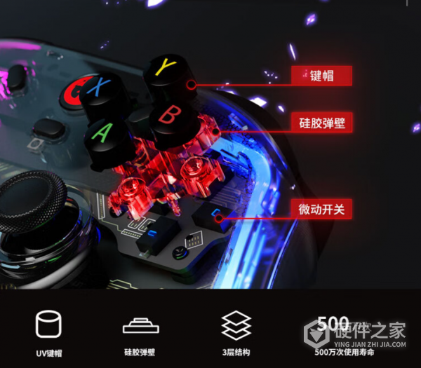 盖世小鸡T4幻镜多平台手柄功能介绍